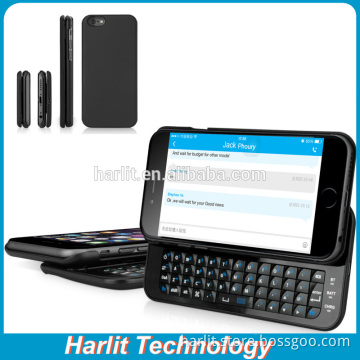 Mini Keyboard For Apple 6S with Slide Out Portective Case LED Back lIght Wireless Bluetooth Keyboard For Apple iPhone 6 6S